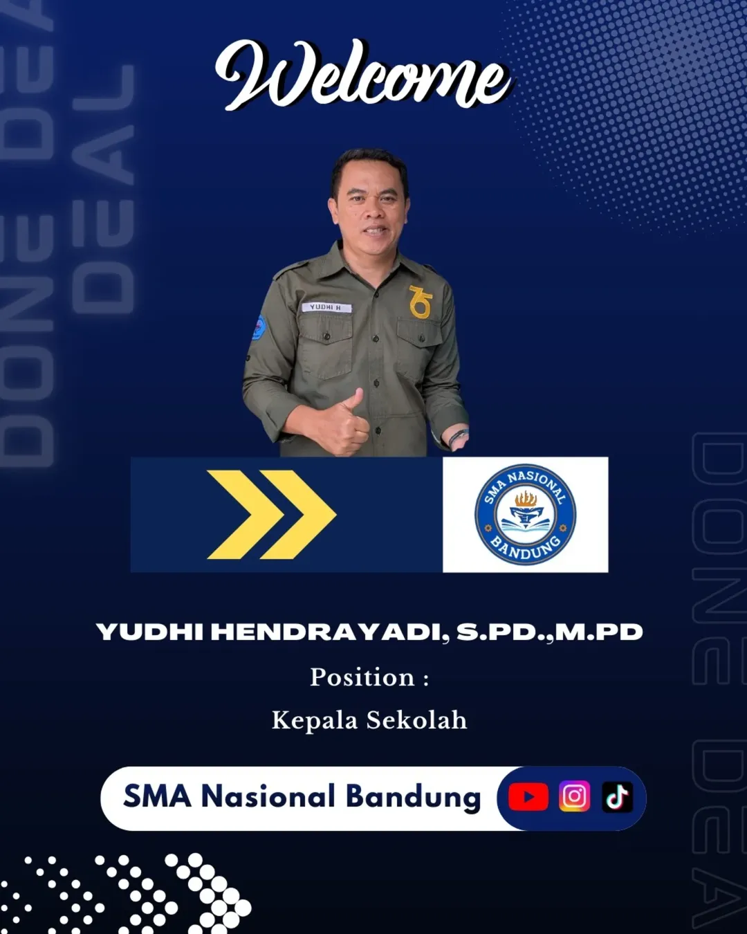 HERE WE GO! Susunan baru Struktur Organisasi SMA Nasional Bandung 💭✨